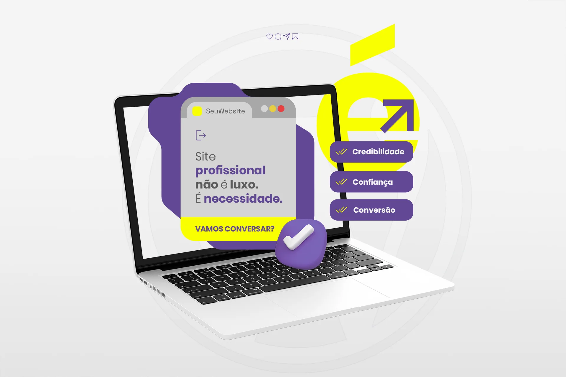 Site profissional não é luxo — é o mínimo pra sua empresa ser levada a sério